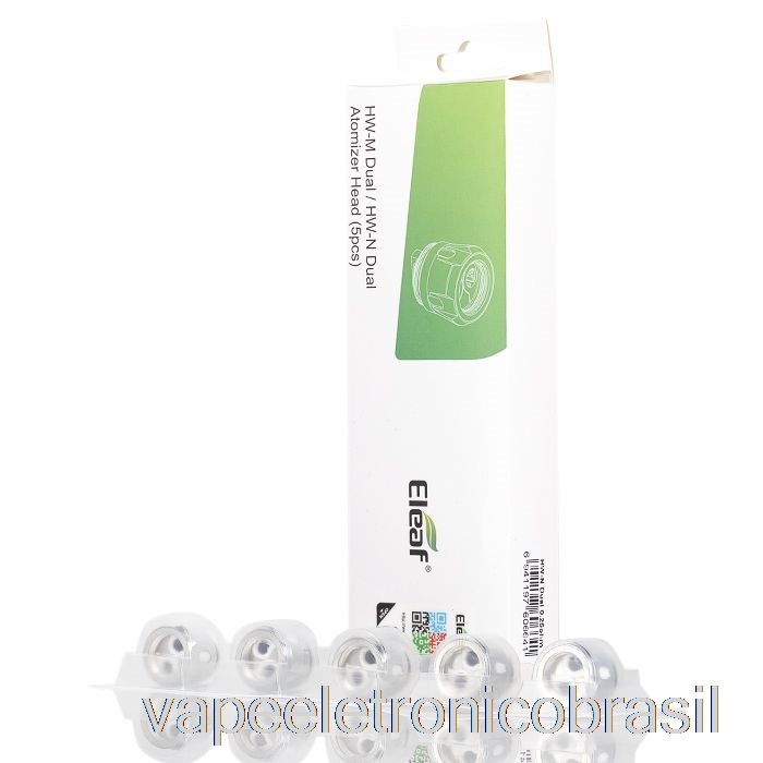 Vape Eletrônico Eleaf Ello Bobinas De Substituição Da Série Hw 0,25ohm Bobinas Duplas Hw-n